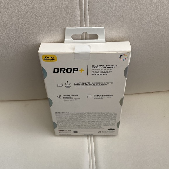 New OtterBox Apple iPhone 14 Plus Pop Symmetry  Series Case Black Stars Glitter - Picture 5 of 9